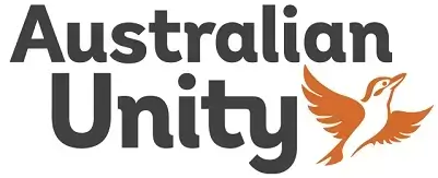 Australian Unity logo with bird